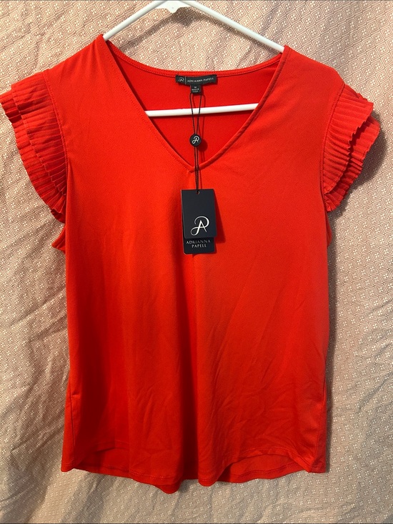Adrianna Papell Tops - Adrianna Papell Women’s Red Top Medium NWT